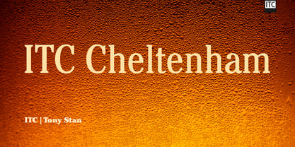 ITC Cheltenham Font Poster 1